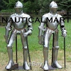 Medieval Knight Vintage Suit of Armor Sword Full Body Armour Combat Replica