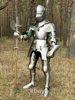 Medieval Knight Warrior Milan Jousting Full Suit Of Armor Body Armor Cuirass