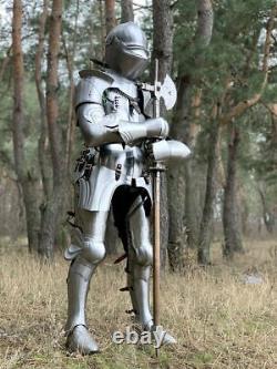 Medieval Knight Warrior Milan Jousting Full Suit Of Armor Body Armor Cuirass