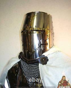 Medieval Knight Wearable Armor Suit Crusader Combat Full Body Armor