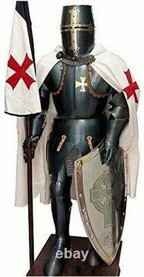 Medieval Knight Wearable Full Body Armour Style Suit Of Armor Crusader Combat