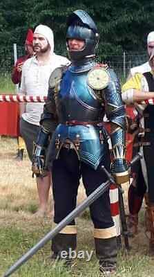 Medieval Knight Wearable Half Body Armor Suit Steel Cuirass 15th Century Armour