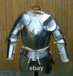 Medieval Knight Wearable Half Body Armor cosplay Larp costume Suit Halloween