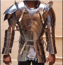 Medieval Knight Wearable Half Suit Of Armor Crusader Gothic Body Armor Suit