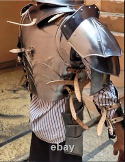 Medieval Knight Wearable Half Suit Of Armor Crusader Gothic Body Armor Suit