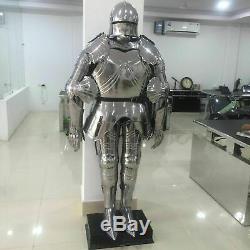 Medieval Knight Wearable Steel Suit Of Roman Crusader Gothic Full Body Armour