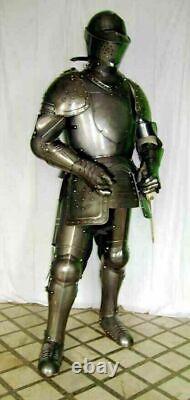 Medieval Knight Wearable Suit Armor Crusader Combat Full Body Costume Armor