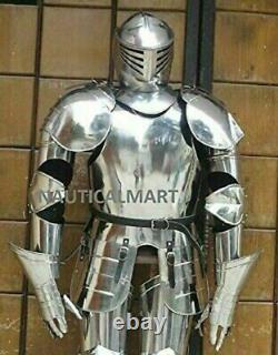 Medieval Knight Wearable Suit Of Armor Crusader Combat Full Body Armor