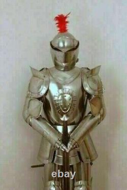 Medieval Knight Wearable Suit Of Armor Crusader Combat Full Body Armor
