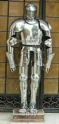 Medieval Knight Wearable Suit Of Armor Crusader Combat Full Body Armor