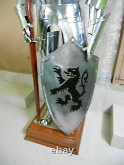 Medieval Knight Wearable Suit Of Armor Crusader Combat Full Body Armor LO24