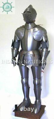 Medieval Knight Wearable Suit Of Armor Crusader Combat Full Body Armor LO31
