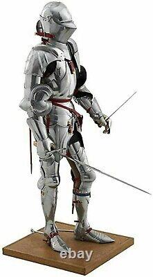 Medieval Knight Wearable Suit Of Armor Crusader Combat Full Body Armour