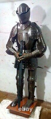 Medieval Knight Wearable Suit Of Armor Crusader Combat Full Body Armour AR12
