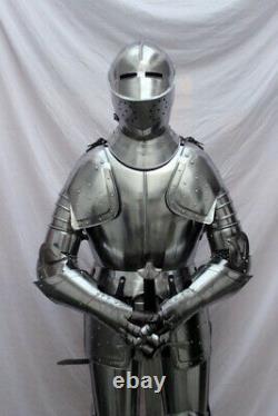Medieval Knight Wearable Suit Of Armor Crusader Combat Full Body Armour AR26