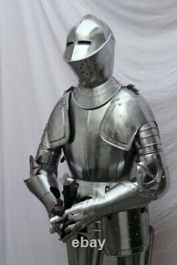 Medieval Knight Wearable Suit Of Armor Crusader Combat Full Body Armour AR26