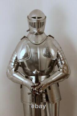 Medieval Knight Wearable Suit Of Armor Crusader Combat Full Body Armour AR27