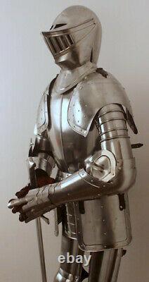 Medieval Knight Wearable Suit Of Armor Crusader Combat Full Body Armour AR27