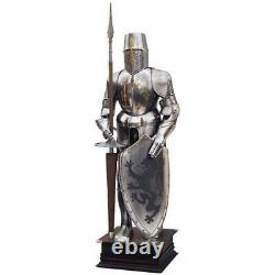 Medieval Knight Wearable Suit Of Armor Crusader Combat Full Body Armour AR31