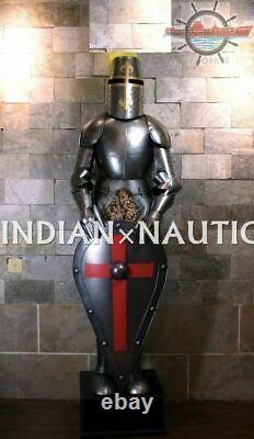 Medieval Knight Wearable Suit Of Armor Crusader Combat Full Body Armour AR35