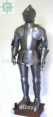 Medieval Knight Wearable Suit Of Armor Crusader Combat Full Body Armour AR39