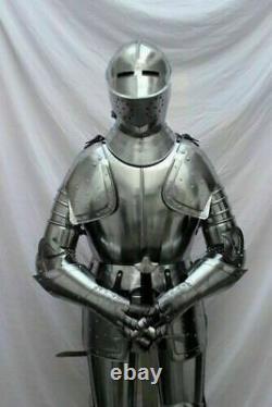 Medieval Knight Wearable Suit Of Armor Crusader Combat Full Body Armour Big Gift