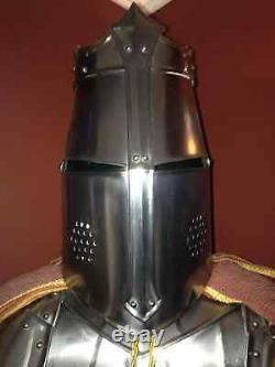 Medieval Knight Wearable Suit Of Armor Crusader Combat Full Body Armour Handmade
