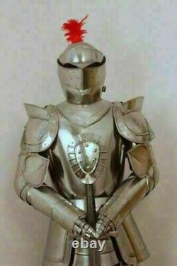 Medieval Knight Wearable Suit Of Armor Crusader Combat Full Body Armour LO01