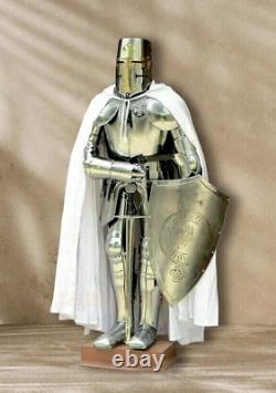 Medieval Knight Wearable Suit Of Armor Crusader Combat Full Body Armour Set