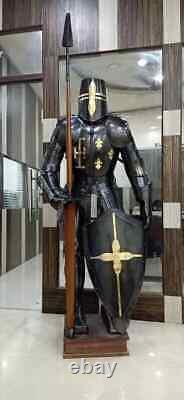 Medieval Knight Wearable Suit Of Armor Crusader Combat Full Body Armour Suit