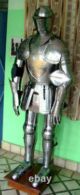 Medieval Knight Wearable Suit Of Armor Crusader Combat Full Body Armour ZA42
