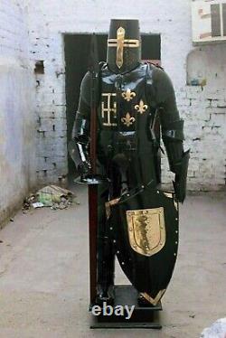 Medieval Knight Wearable Suit Of Armor Crusader Combat Full Body Christmas Gifts