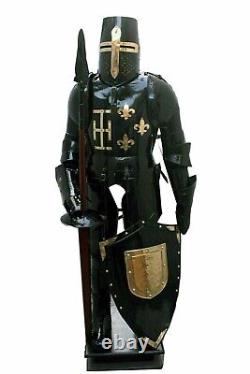 Medieval Knight Wearable Suit Of Armor Crusader Combat Full Body Christmas Gifts