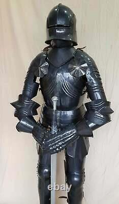 Medieval Knight Wearable Suit Of Armor Crusader Combat Full Body Worrier Armour