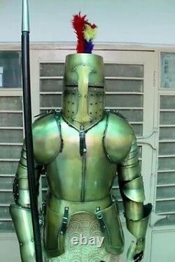 Medieval Knight Wearable Suit Of Armor Crusader Combat Full Body armor Gift