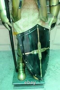 Medieval Knight Wearable Suit Of Armor Crusader Combat Full Body armor Gift