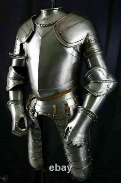 Medieval Knight Wearable Suit Of Armor Crusader Combat Half Body Armour