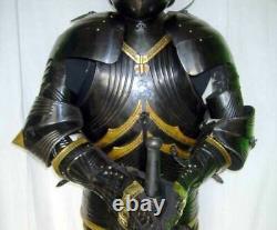 Medieval Knight Wearable Suit Of Armor Crusader Gothic Full Body Armor AR03