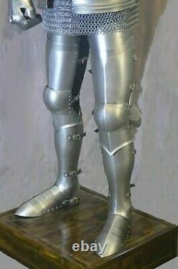 Medieval Knight Wearable Suit Of Armor Crusader Gothic Full Body Armor new Suit
