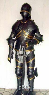 Medieval Knight Wearable Suit Of Armor Crusader Gothic Full Body Armour AC04 Ite