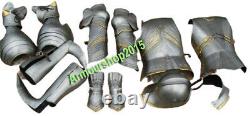 Medieval Knight Wearable Suit Of Armor Crusader Gothic Full Body Armour AG04