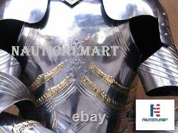 Medieval Knight Wearable Suit Of Armor Crusader Gothic Full Body Armour AG12