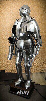 Medieval Knight Wearable Suit Of Armor Crusader Gothic Full Body Armour AG16