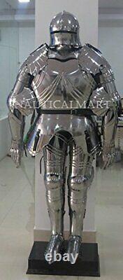 Medieval Knight Wearable Suit Of Armor Crusader Gothic Full Body Armour AG17