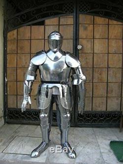 Medieval Knight Wearable Suit Of Armor Crusader Gothic Full Body Armour AG18