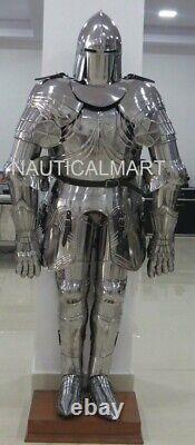 Medieval Knight Wearable Suit Of Armor Crusader Gothic Full Body Armour AG19