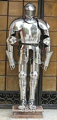 Medieval Knight Wearable Suit Of Armor Crusader Gothic Full Body Armour AG20