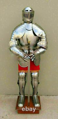 Medieval Knight Wearable Suit Of Armor Crusader Gothic Full Body Armour Prop