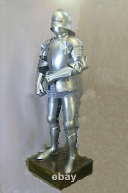 Medieval Knight Wearable Suit Of Armor Crusader Gothic Full Body Armour Suit new