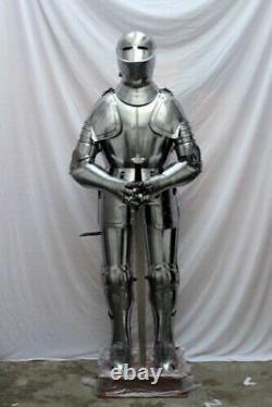 Medieval Knight Wearable Suit Of Armor Crusader Metal Wearable Armor